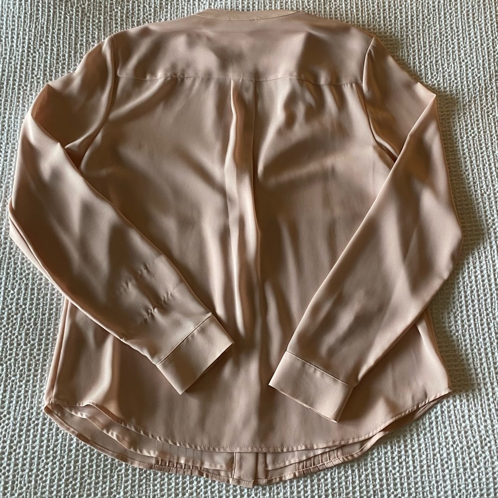 NWOT Sheer Ruffled Blouse - Picture 10 of 12